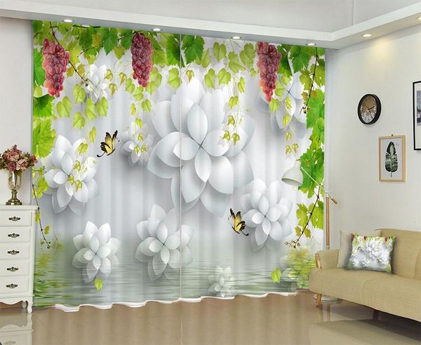 

babson stereo fleshy 3d digital printing curtain diy landscape po advanced custom & drapes