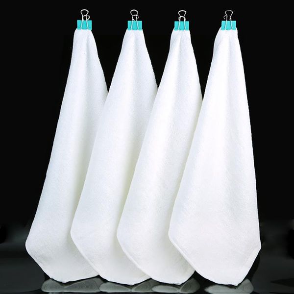 

towel 1pc bamboo fabric towels children adults white soft small absorbent bath hand