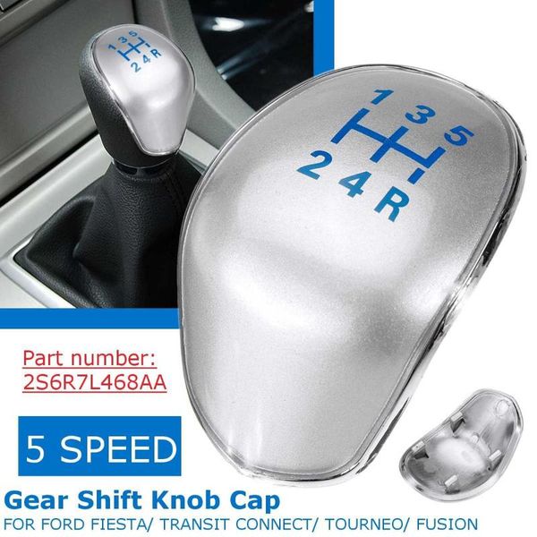 

shift knob 5 / 6 speed car gear cap cover lever head for fusion fiesta tourneo connect insert replacement