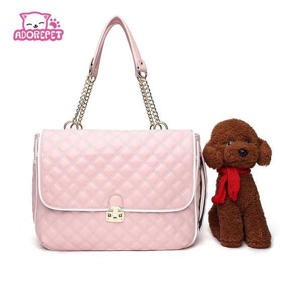 

luxury pu leather small dog travel carrier bag outdoor foldable portable pet cat chihuahua carry tote shopping handbag car seat covers