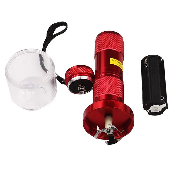 Fumo Grinder torcia elettrica sigaretta mulino Tabacco sigaretta Mill accessori per tubi imballaggio indipendente