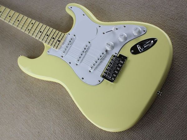 

electric guitar n head groove cream brass headrest