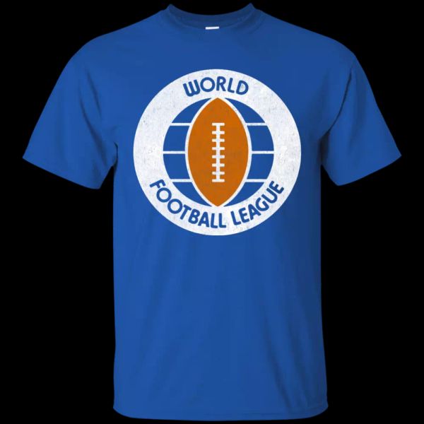 

World Football League, WFL, Retro, Football, 1970's, Throwback, Logo, White;black