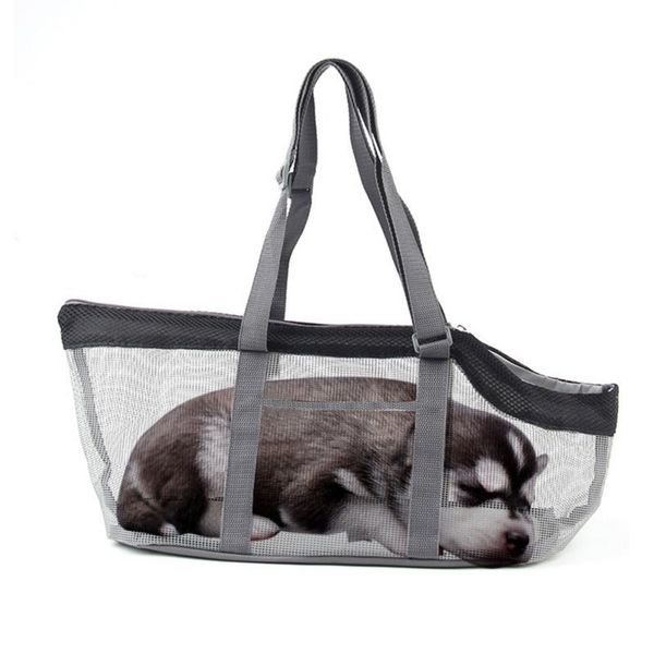 

dog car seat covers pet cat single shoulder bag portable mesh breathable carrier handbag pets outdoor travel spring summer