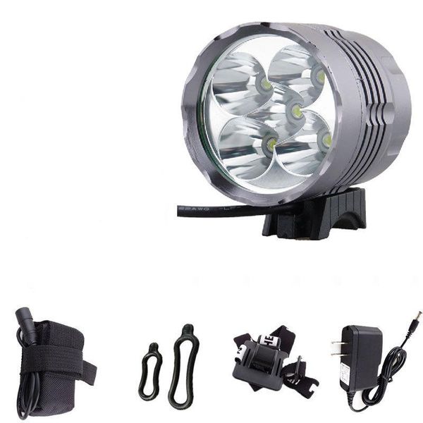 

lumen bike light rechargeable led bicycle t6 front torch waterproof lamp with battery lights