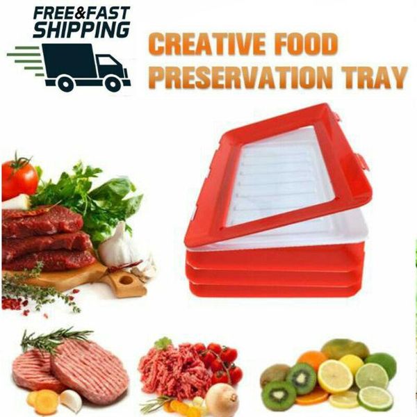 

storage bottles & jars 1pc creative healthy food preservation transparent elastic box tray container set kitchen tool