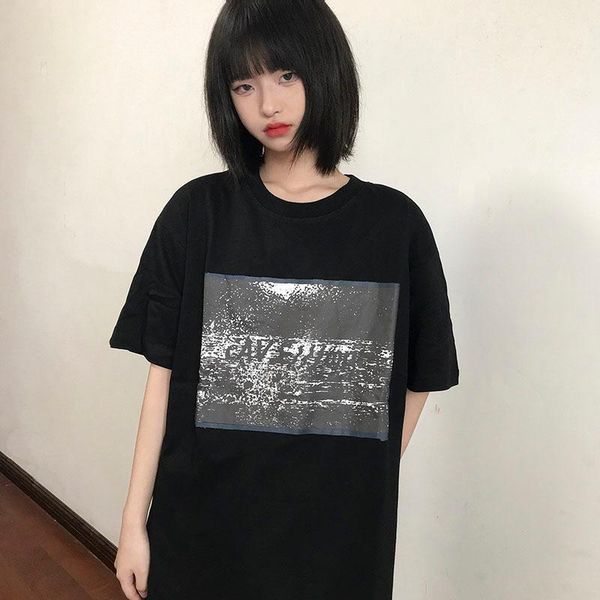

men's t-shirts hip-hop c.e cavempt t-shirt men women couples black white high street simple and versatile short sleeves, White;black