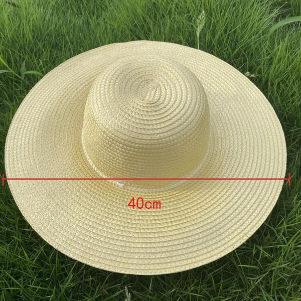 

summer sun hat for men and women farmers straw sunshade big brimmed sunscreen fashion outdoor hats, Black;white