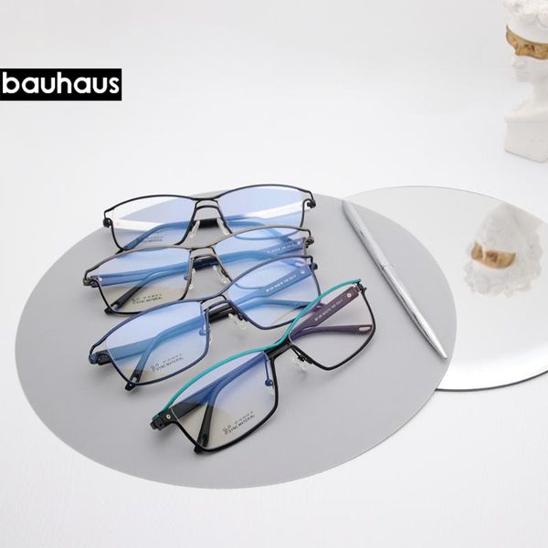 

fashion sunglasses frames sf-20 2021 retro glasses frame men metal pure hand-made eyeglasses women spectacles myopia computer eyewear, Black