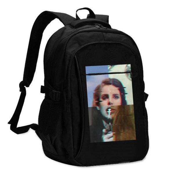 

backpack lana del rey backpacks soft modern charger usb camping female bags