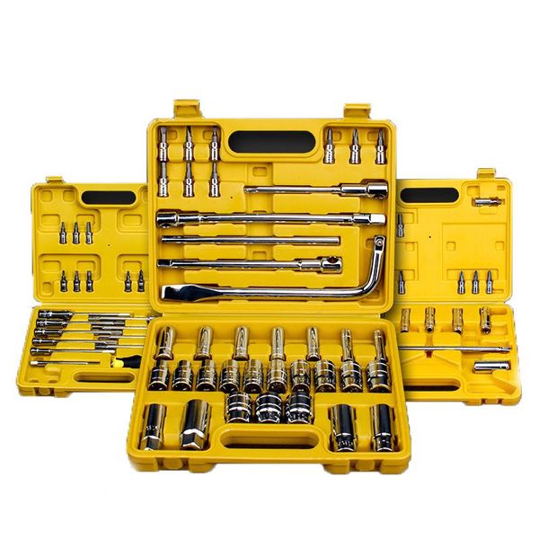 

universal socket wrench set 13/18/20/38 pcs ratchet torque combination car repair tools hand tool