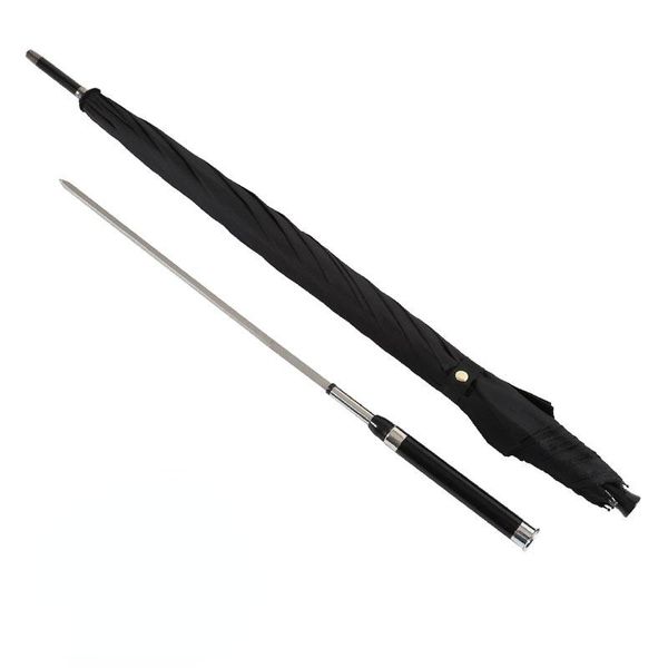 

umbrellas long handle umbrella sword vintage windproof uv large protection business fashion paraguas mujer rain gear bd50ys