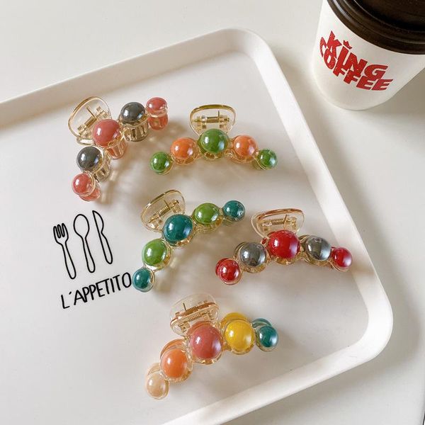 

hair accessories ruoshui vintage colorful resin for woman geometry hairpins clips women hairgrip barrettes