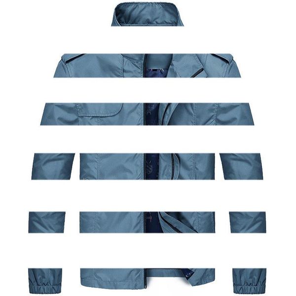 

men's vests spring autumn casual solid fashion slim jacket mid-season, Black;white