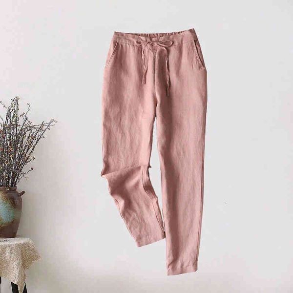 

women's pants & capris female spring plus size clothing ankle woman trousers s-5xl ladies casual streetwear oversize cotton line pant f, Black;white