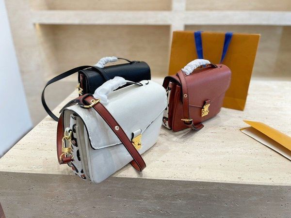 

classic shoulder messenger bags leather lady handbag fashion luxurys cross body designers hasp popular female bag purse