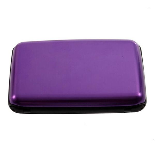 

wallets waterproof business id wallet holder aluminum metal case1, Red;black