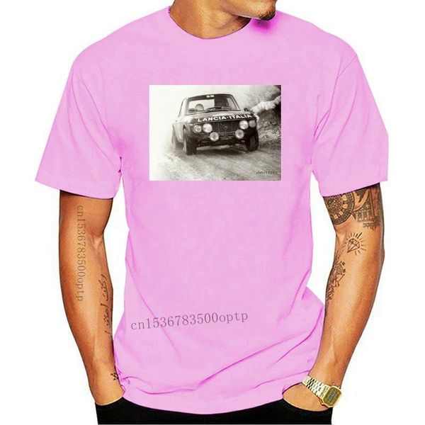

men's t-shirts lancia fulvia hf italy rally montecarlo 1972cool graphiccustom t shirts t-shirtfashion t-shirt, White;black