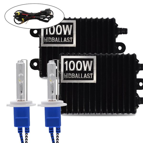 

6000k h1 h3 h4 h7 h11 9006 100w 4300k 8000k ballast hid xenon kit 12v car light headlight 9005 9006