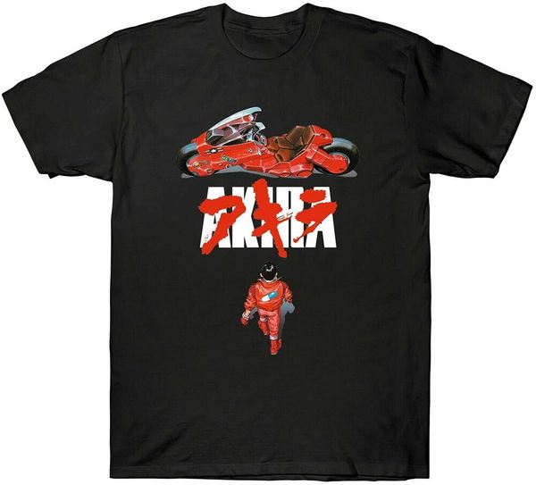 

akira kaneda t-shirt japanese retro tshirt size s-5xl, White;black