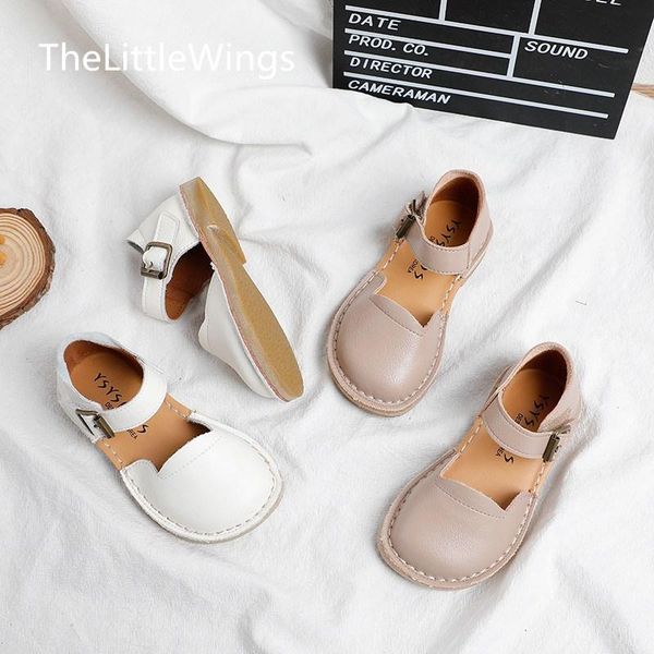 

sneakers children's genuine leather shoes 2021 spring summer sandal fashion super soft comfortable girls 1-3 years old, Black;red