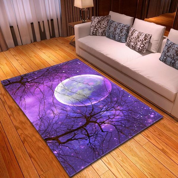 

nordic 3d printing large area rugs galaxy space kids play anti-slip mat soft flannel parlor carpets for living room home decor