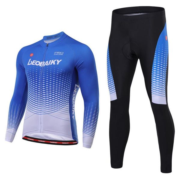 

racing sets arrival winter fleece long sleeve cycling clothing men pro team bike jersey thermal padded bicycle clothes sport wear, Black;blue