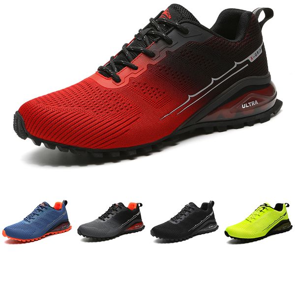 2022 Non-Brand Herren-Laufschuhe, Schwarz, Grau, Blau, Orange, Zitronengrün, Rot, Bergsteigen, Wandern, Herren-Trainer, Outdoor-Sport-Turnschuhe, Größe