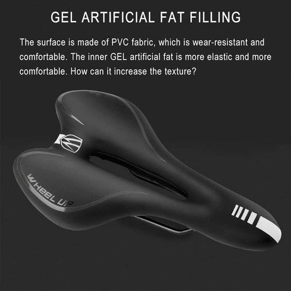 

bike saddles savadia bicycle seat cushion mountain thickened soft silicone