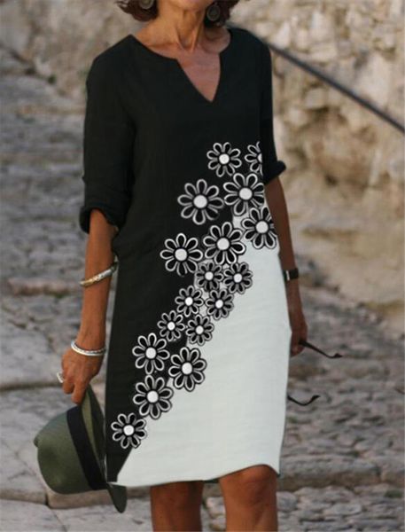 

elegant women dresses fashion large sizes all match ladies, Black;gray