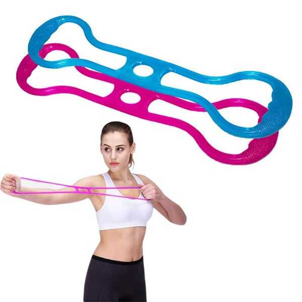 

word chest expander rubber tubing pull rope yoga gym fitness resistance workout muscle elastic bands for sports exercise sashes