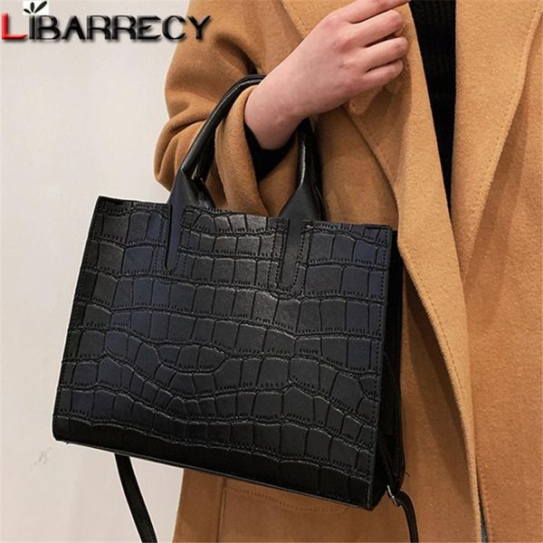 

evening bags style stone pattern women's handbags pu leather ladies shoulder bag luxury designer women messenger sac