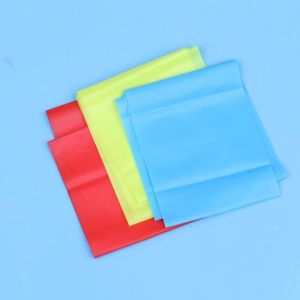 

resistance bands 3pcs fitness body building stretch elastic exercise strength training for yoga physical therapy (red, blue and