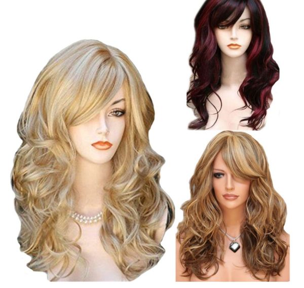 

synthetic wigs human hair nice designer soft lace wig, Black