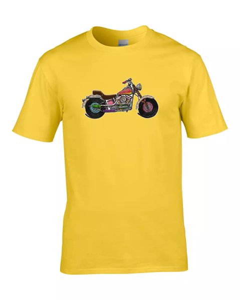 

candy motorbike- tasty chopper bike boy's t-shirt, White;black