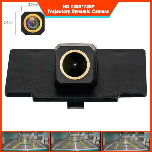 

trajectory dynamic parking line for kia cadenza 2010-2021 hd 1280x720p golden camera rear view backup night vision car cameras& sensors