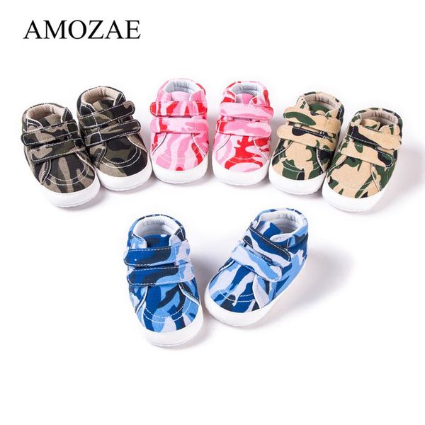 

first walkers 2021 spring baby girl boy toddler shoes camouflage color infant casual soft bottom non-slip babies