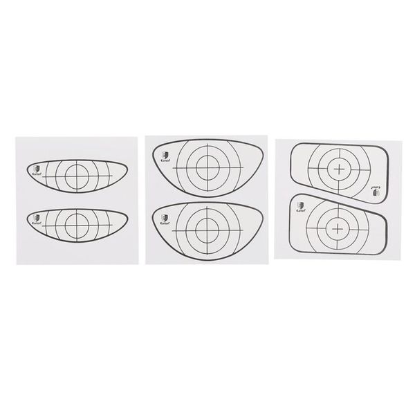 

golf training aids 10pcs/set target impact labels sticker tape recorder