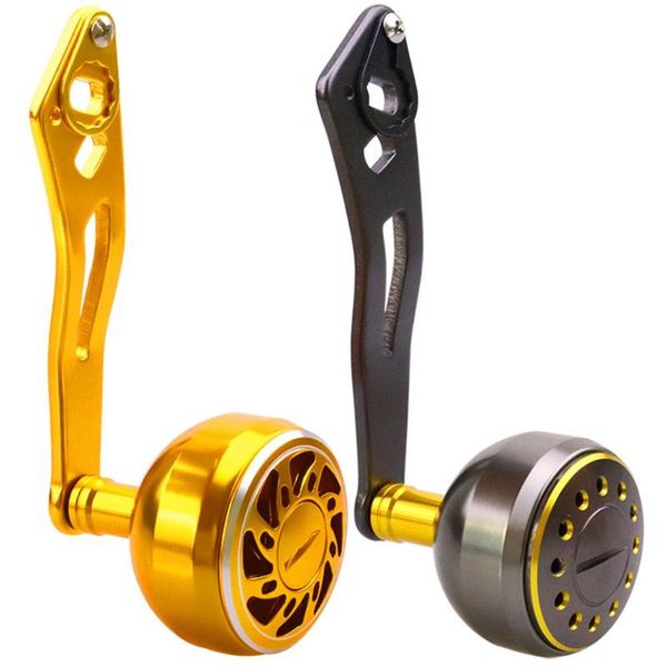 

baitcasting fishing reel handle aluminum alloy eva knob rocker durable hole 8*5mm reels