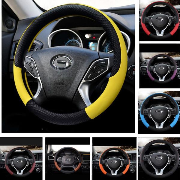 

steering wheel covers 37-38cm leather car for pathfinder versa gtr 350z sunny teana qashqai x-trail murano maxima navara