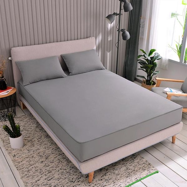 

mattress pad six sides all inclusive quilted bed cover protector with zipper solid color custom size