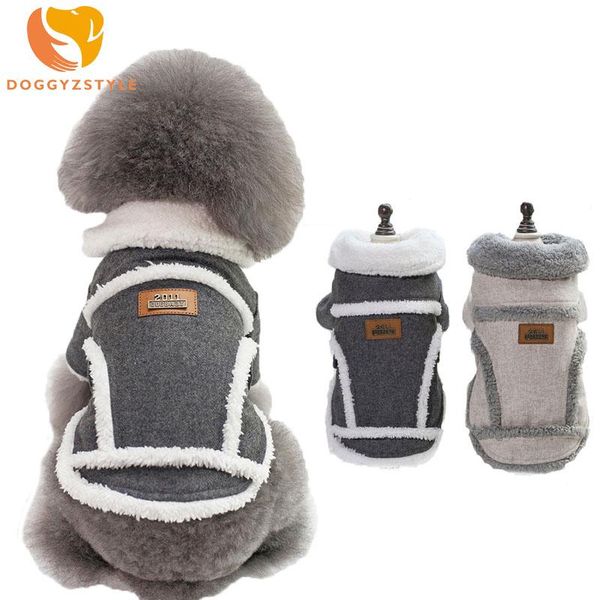 

dog apparel jacket warm thickening fashion autumn winter cotton pet coat for small medium dogs cats puppy teddy chihuahua s-xxl