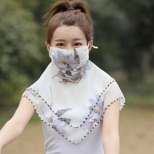 

in chiffon breathable sunscreen mask autumn