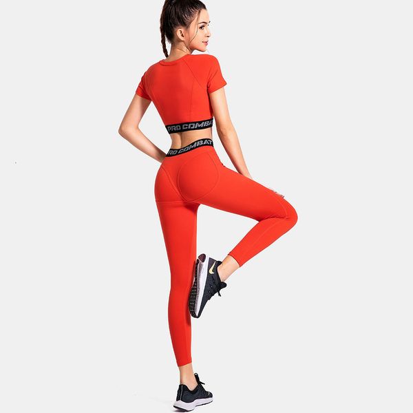 

splicing tracksuits autumn women's gym running tights yoga two piece suit, Gray