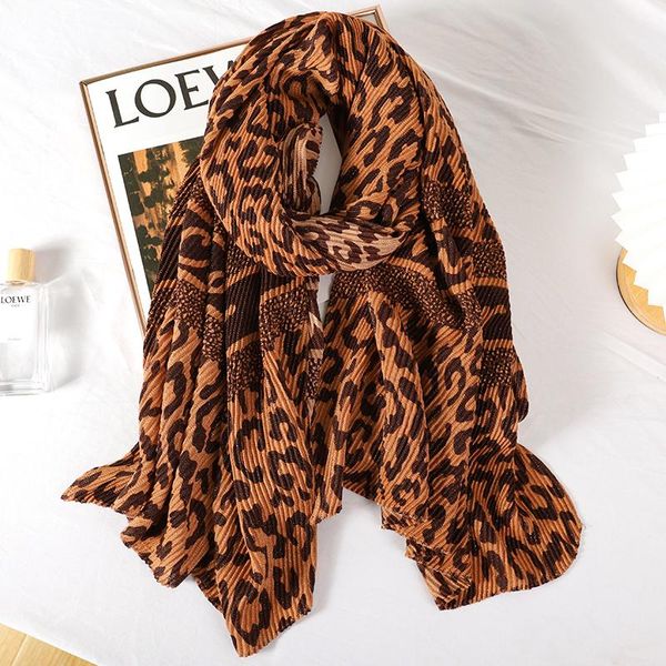 

scarves leopard wraps female pashmina winter elegant hijab women cotton scarf beach shawl muslim headscarf neckerchief, Blue;gray