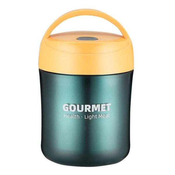 

storage bottles & jars stainless steel jar lunch container school flask for kid outdoor picnic insulated vacuum soup cup travel w