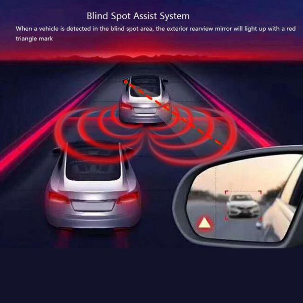 

car rear view cameras& parking sensors 24ghz millimeter wave blind spot mirror bsd bsm radar detection alarm system sensor