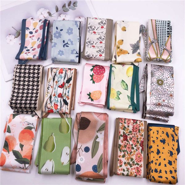 

scarf long silk hair band horsetail bow headdress net red ribbon headband hair band, Blue;gray