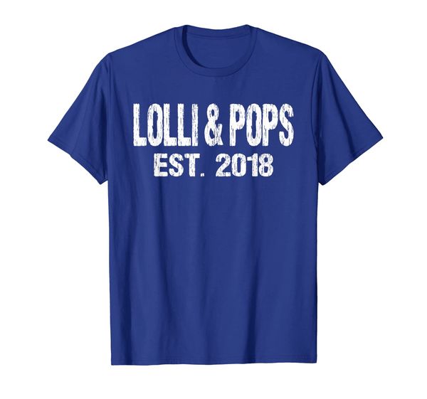 

Lolli and Pops Established 2018 Grandparents Couples Shirt, Mainly pictures