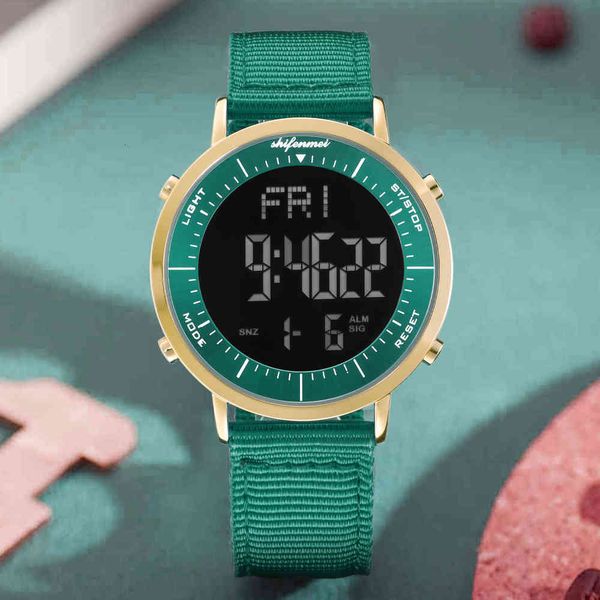 

watches shifenmei women digital wristwatch led sport ladies's watch chronograph waterproof electronic relogio feminino, Slivery;brown